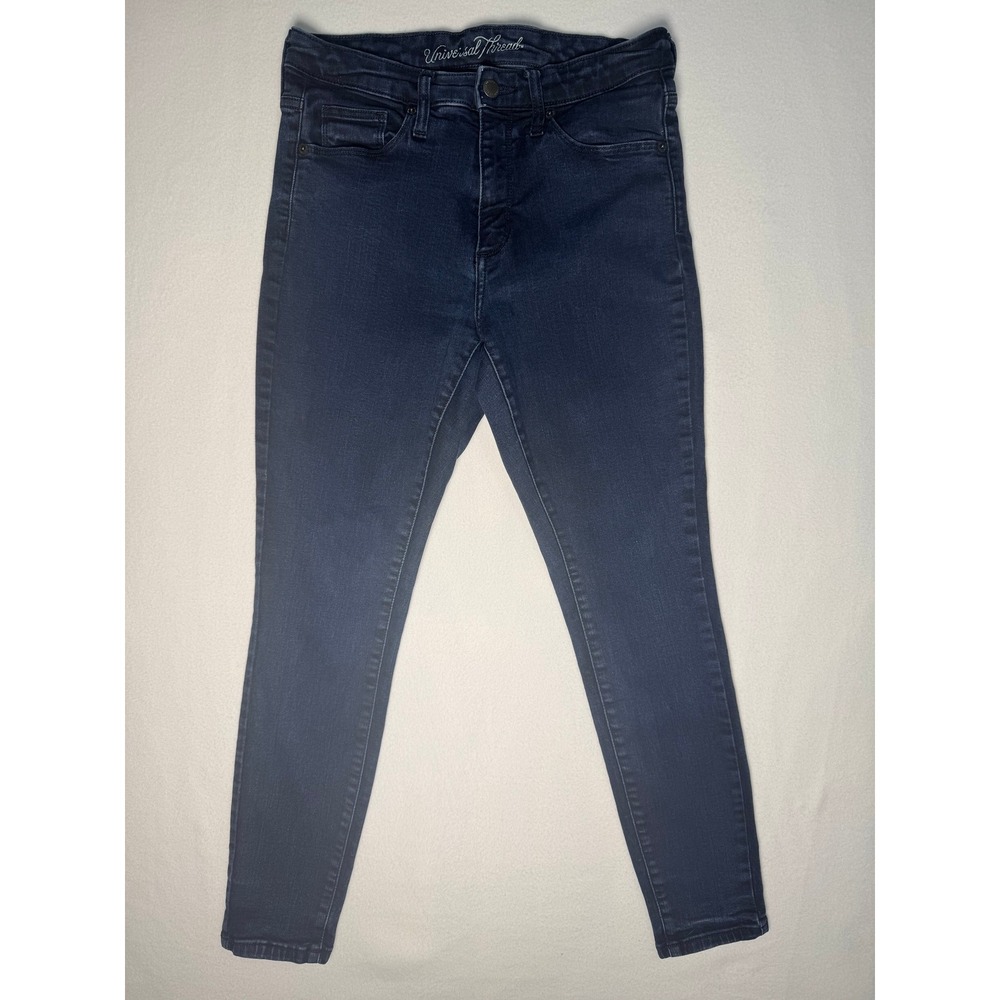Universal Thread High Rise Skinny Jean Dark Wash Women's 8 Short